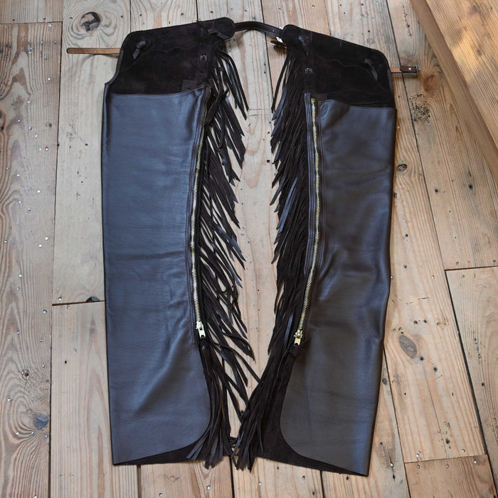 Teskey's X-Small Smooth Leather Shotgun Chaps Tack - Chaps & Chinks Teskey's