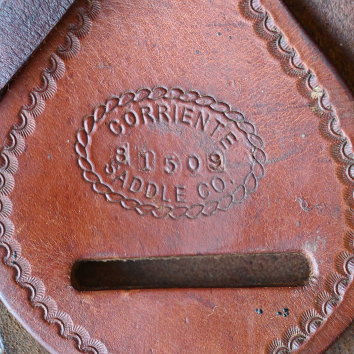 14.5" USED CORRIENTE RANCH SADDLE Saddles - Used Corriente