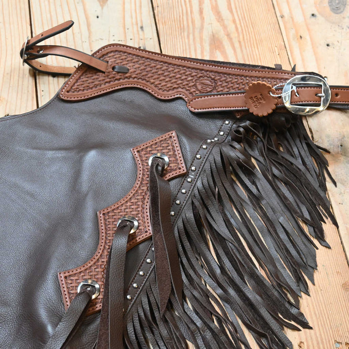 Teskey's Medium Cuttin' Chaps w/Silver Dots