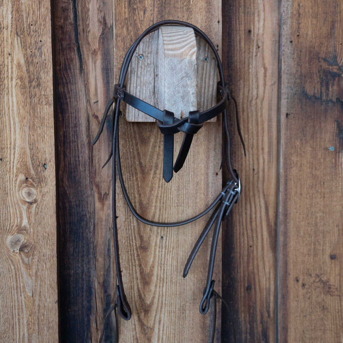 Prickly S Custom Leather Futurity Knot Browband Headstall