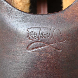 14" USED JEFF SMITH TAMI SEMAS BARREL SADDLE Saddles Jeff Smith