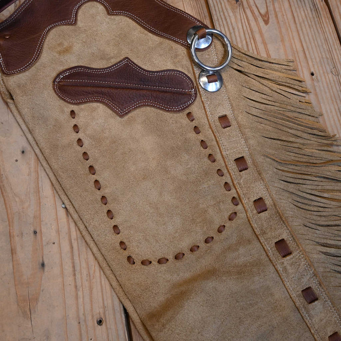 Teskey's X-Small Rough-out Tan Chaps