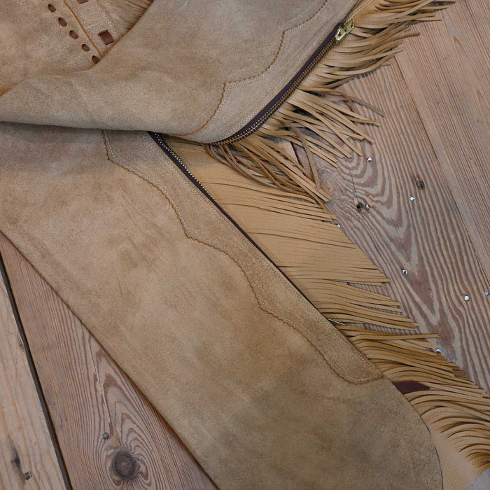 Teskey's X-Small Rough-out Tan Chaps