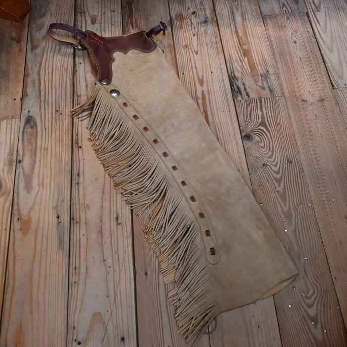 Teskey's Small Tan Roughout Shotgun Chaps
