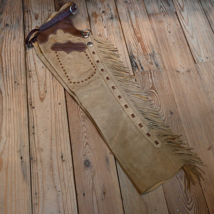 Teskey's X-Small Rough-out Tan Chaps