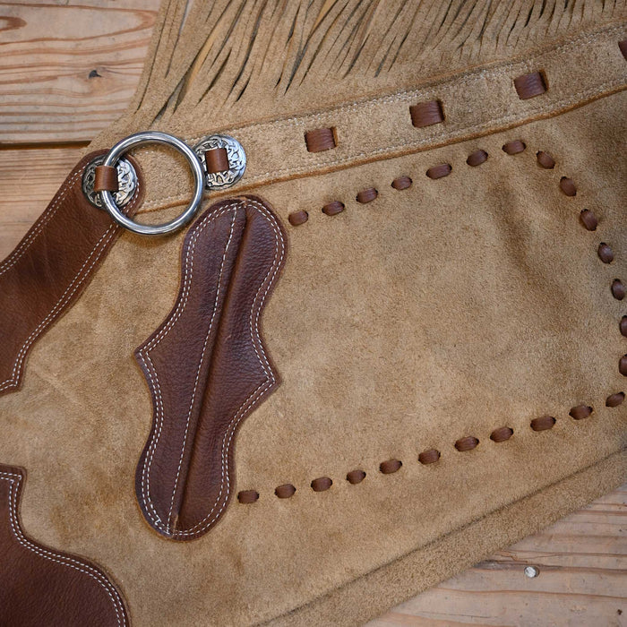 Teskey's X-Small Rough-out Tan Chaps