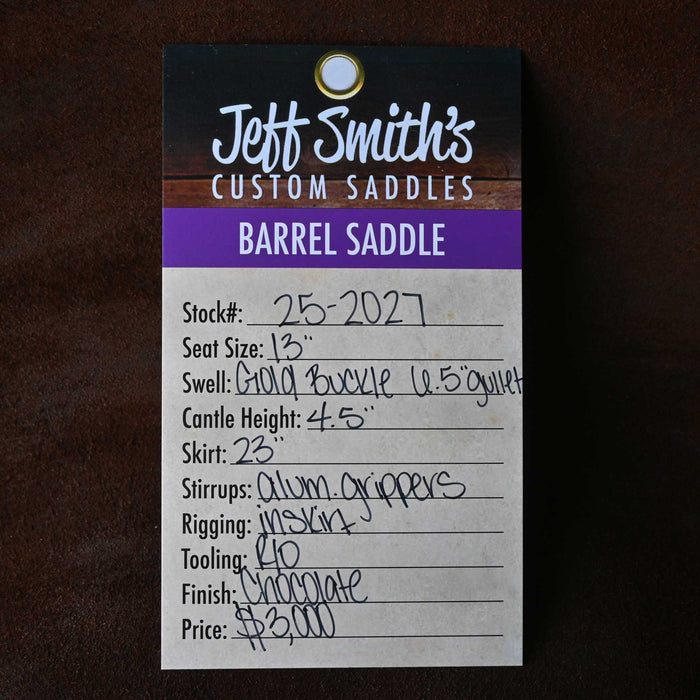 13" JEFF SMITH BARREL SADDLE