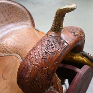 14" ROBERT TESKEY BARREL SADDLE Saddles Robert Teskey