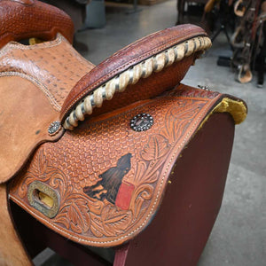 14" ROBERT TESKEY BARREL SADDLE Saddles Robert Teskey