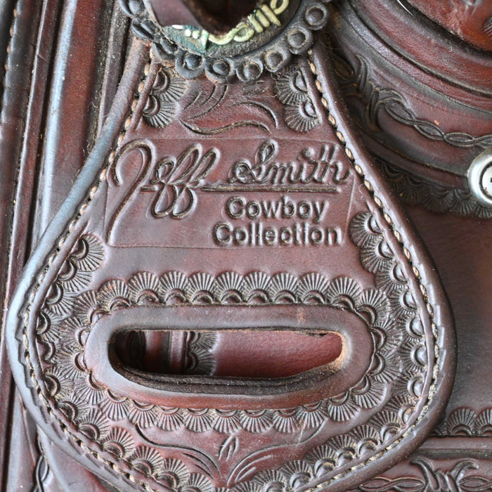 16.5" USED JEFF SMITH CUTTING SADDLE