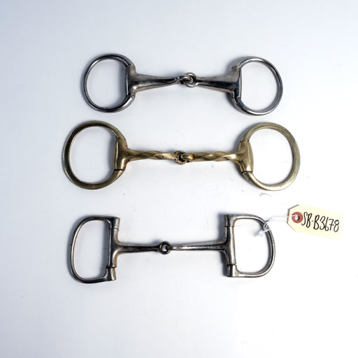 Used D-Ring Snaffle Bit Bundle Set Of 3 Sale Barn misc