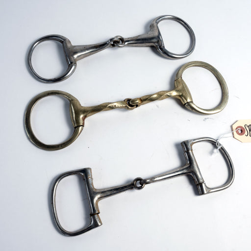 Used D-Ring Snaffle Bit Bundle Set Of 3 Sale Barn misc