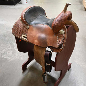 14.5" USED TESKEY'S BARREL SADDLE Saddles TESKEY'S SADDLERY LLC