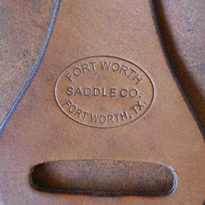 15.5" USED FORT WORTH ROPING SADDLE