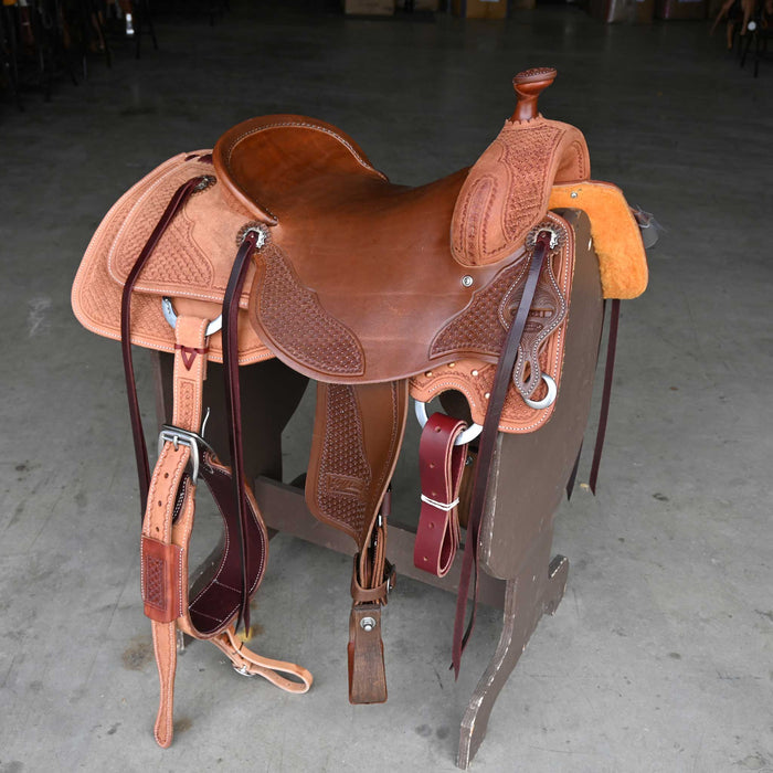 16" JEFF SMITH COW HORSE SADDLE