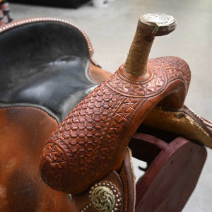 14.5" USED TESKEY'S BARREL SADDLE Saddles TESKEY'S SADDLERY LLC