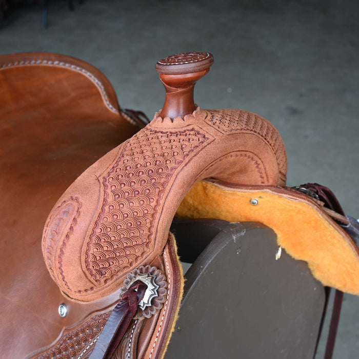 16" JEFF SMITH COW HORSE SADDLE