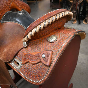 14.5" USED TESKEY'S BARREL SADDLE Saddles TESKEY'S SADDLERY LLC