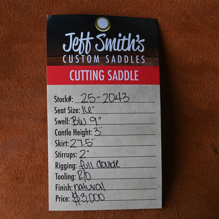 16" JEFF SMITH BUSTER WELCH CUTTING SADDLE