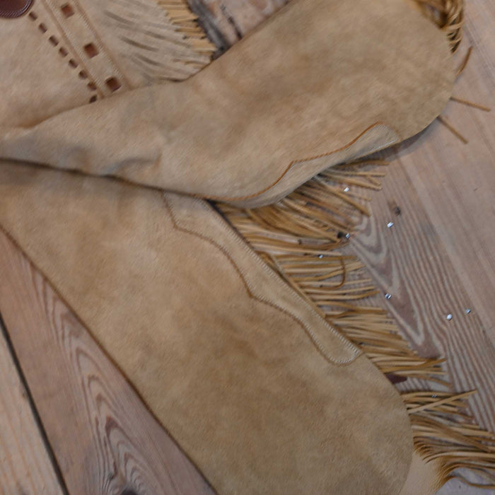 Teskey's Small Tan Roughout Shotgun Chaps