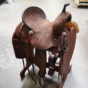 14" USED JEFF SMITH C3 BARREL SADDLE Saddles Jeff Smith