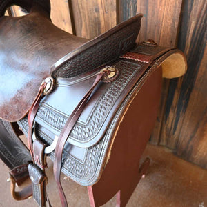 17" USED JEFF SMITH CUTTING SADDLE