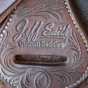 17" USED JEFF SMITH CUTTING SADDLE