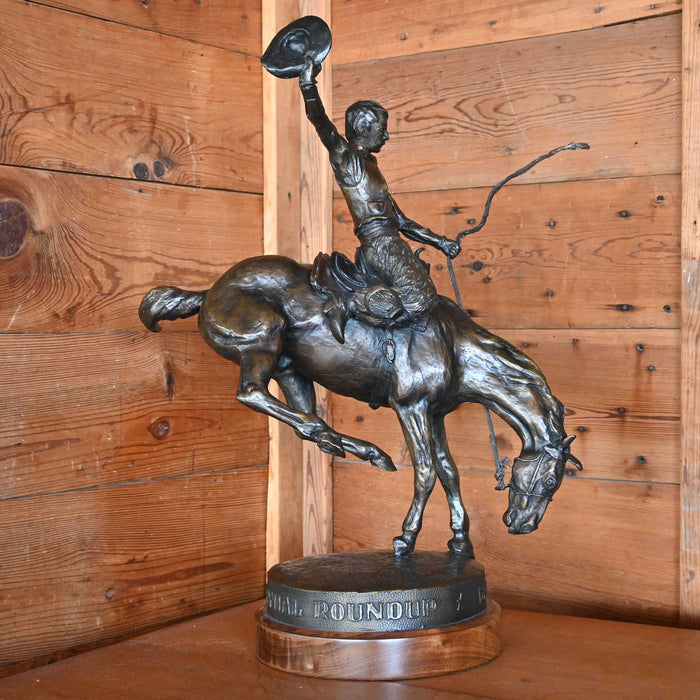 Wyoming Centennial Original Bronze by Skip Glomb