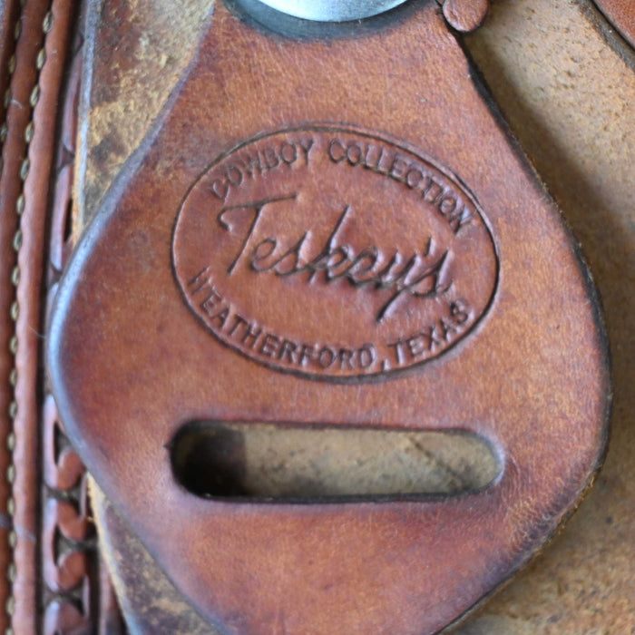 15" TESKEY'S RANCH CUTTER SADDLE