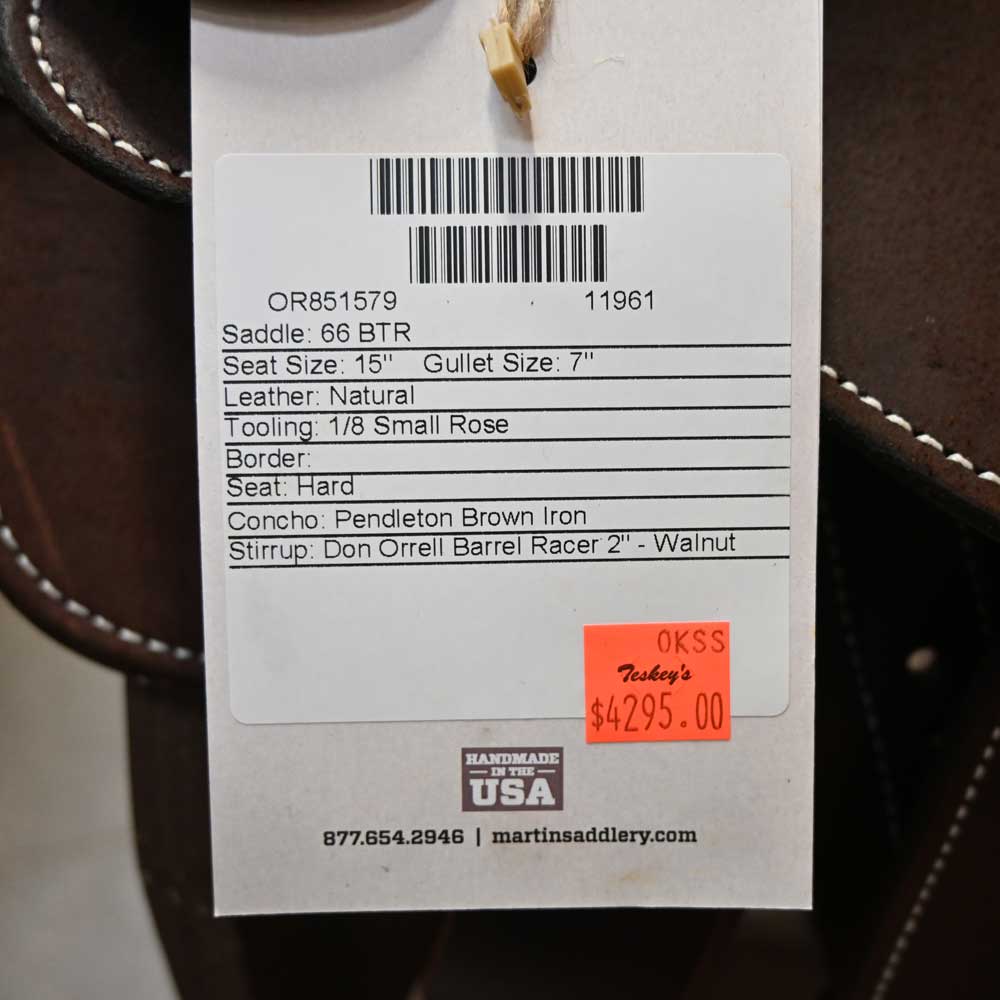 15" MARTIN BTR BARREL SADDLE Teskeys