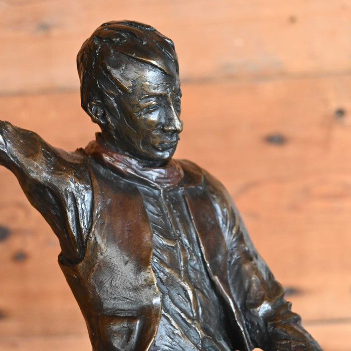 Wyoming Centennial Original Bronze by Skip Glomb
