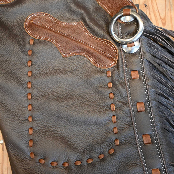 Teskey's Medium Smooth Chocolate Shotgun Chaps