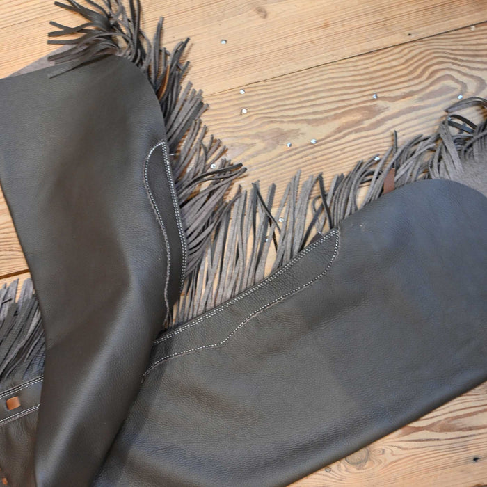 Teskey's Medium Smooth Chocolate Shotgun Chaps