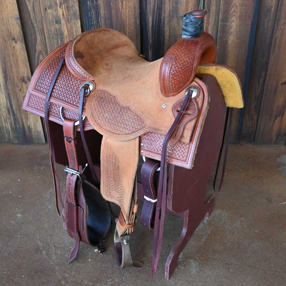 15.5" TRENT WARD RANCH CUTTER SADDLE