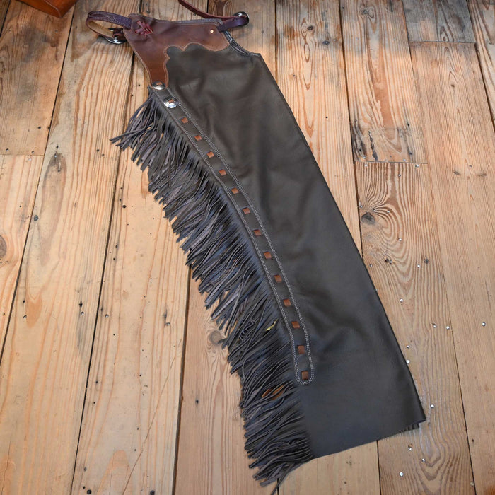 Teskey's Medium Smooth Chocolate Shotgun Chaps