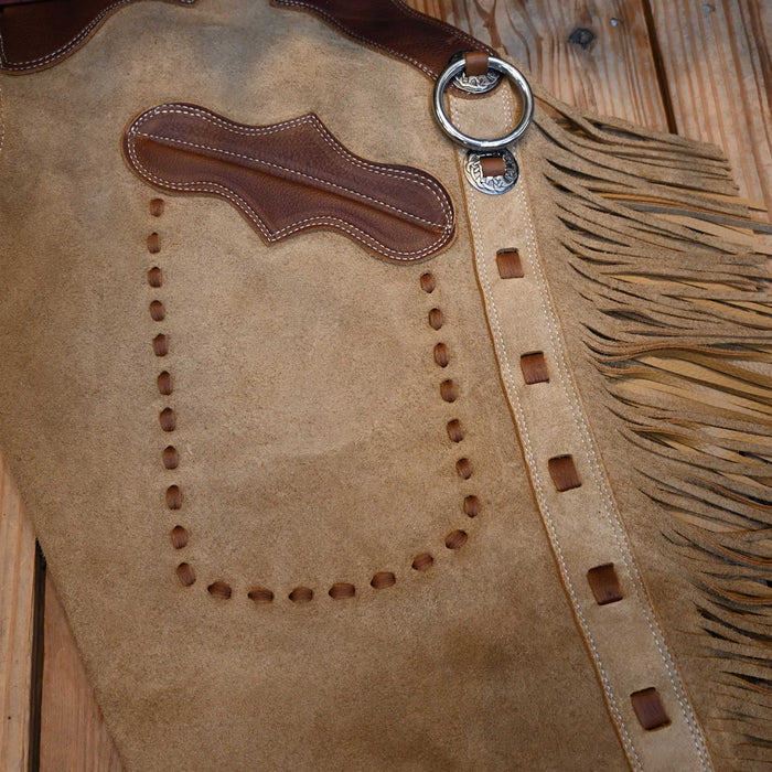 Teskey's X-Large Roughout Tan Shotgun Chaps