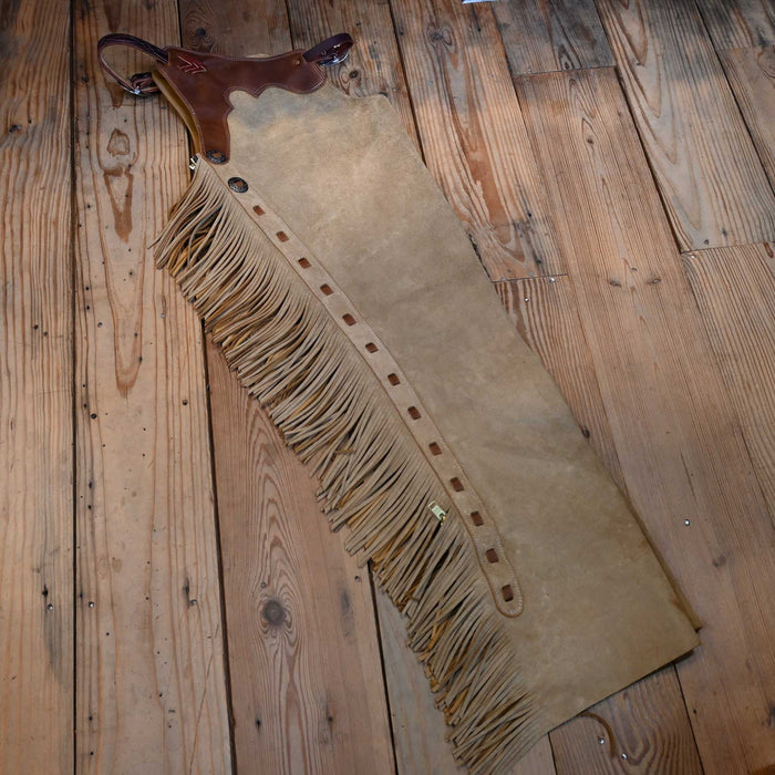 Teskey's Large Roughout Tan Shotgun Chaps