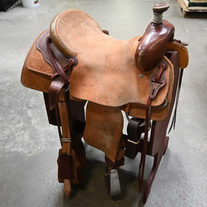 16" USED TESKEY'S RANCH ASSOCIATION SADDLE Saddles TESKEY'S SADDLERY LLC