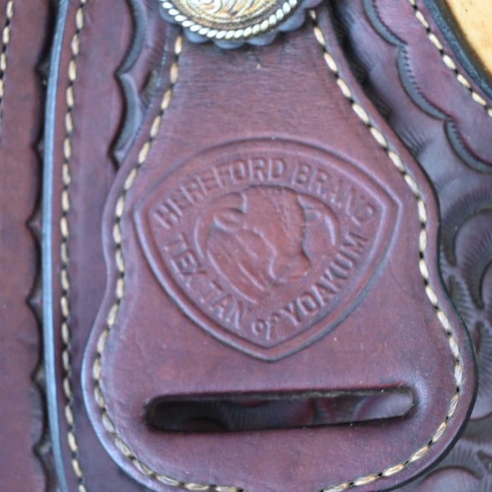 15.5" USED HEREFORD TEAM ROPING SADDLE