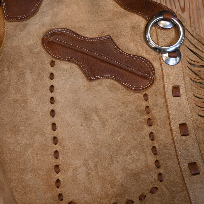 Teskey's X-Large Roughout Tan Shotgun Chaps