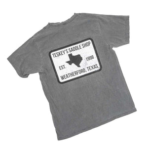 Teskey's Saddle Shop Tee - Black TESKEY'S GEAR - SS T-Shirts Lakeshirts