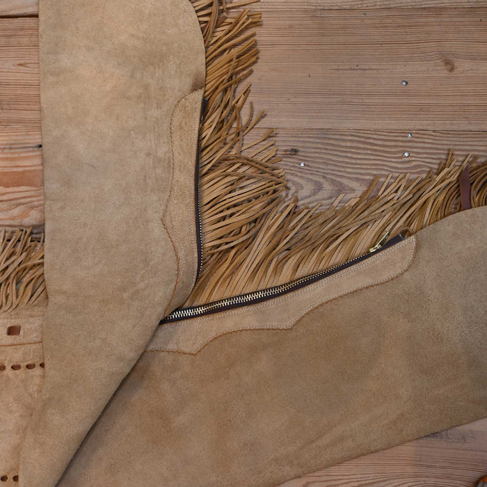 Teskey's X-Large Roughout Tan Shotgun Chaps