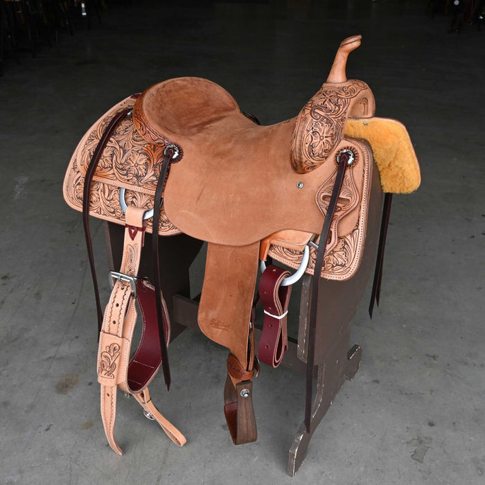 16.5" JEFF SMITH BEAU GALYEAN CUTTING SADDLE