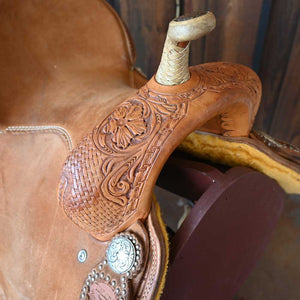 14" USED TESKEY'S BARREL SADDLE Saddles Teskey's Saddlery