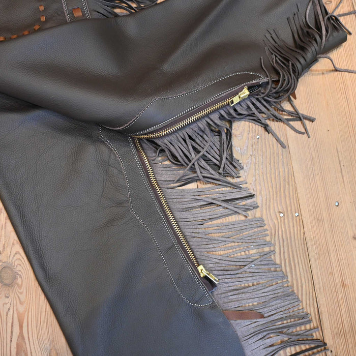Teskey's Large Smooth Chocolate Shotgun Chaps
