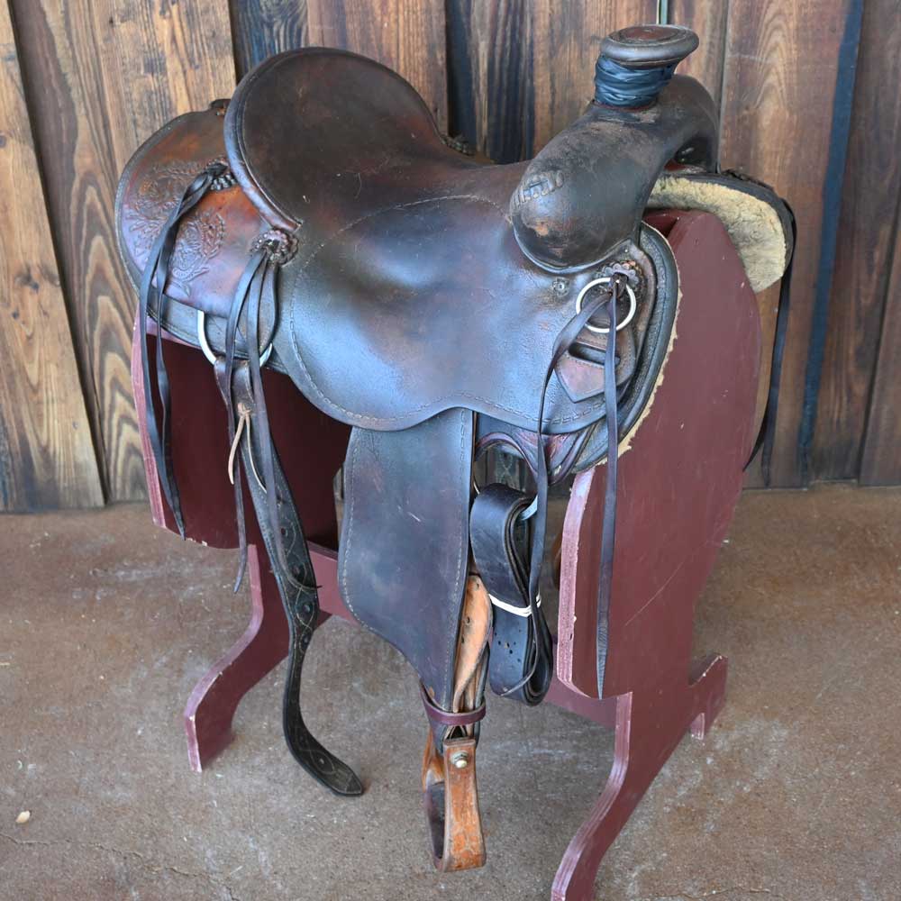 15" USED CRAIG LEWIS RANCH SADDLE