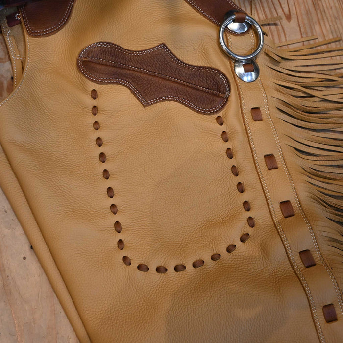 Teskey's Large Smooth Tan Shotgun Chaps