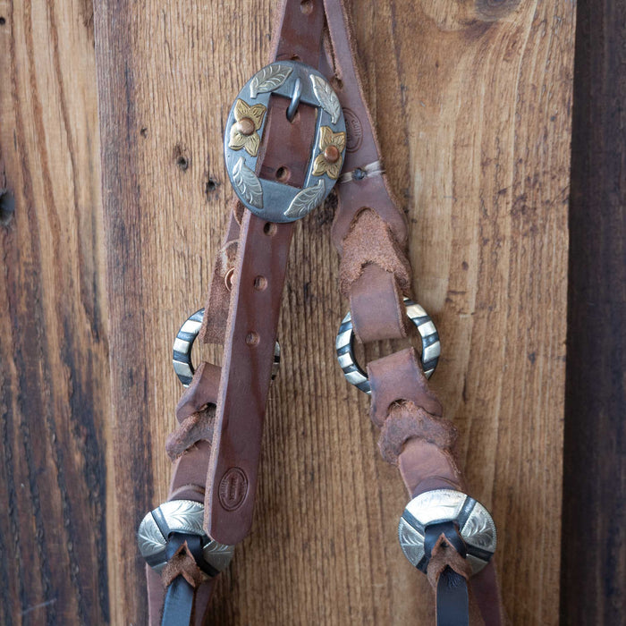 Joe Hipp Split Ear Headstall w/ Teskey's Hardware
