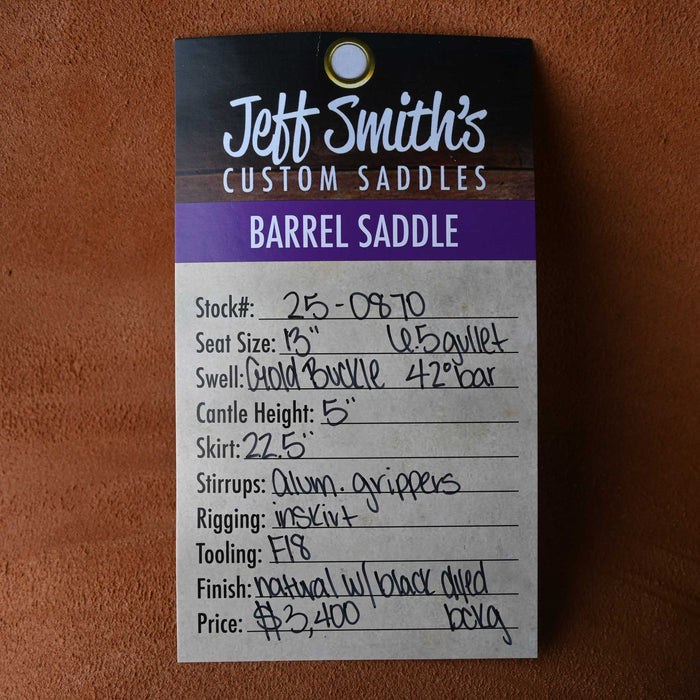 13" JEFF SMITH BARREL SADDLE
