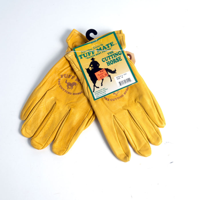 NEW Tuff Mate Cutting Horse Unlined Gloves Sale Barn Tuff Mate